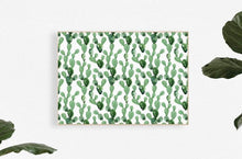 Load image into Gallery viewer, Anewall Wallpaper Print: Canvas Print - 54”(W) x 40”(H) Anewall Desert Cactus Wallpaper