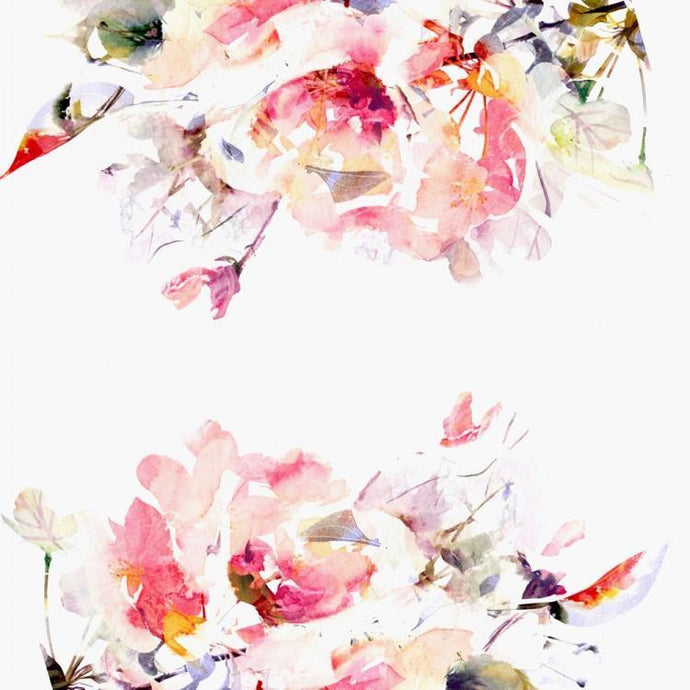 Anewall Wallpaper Print: Matte Paper - 54”(W) x 40”(H) Anewall Spring Floral Mural Wallpaper