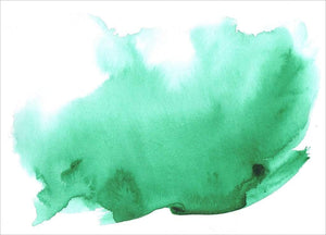 Anewall Wallpaper Print: Matte Paper - 54”(W) x 40”(H) + Green Anewall Minimalistic Watercolor Wallpaper