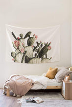 Load image into Gallery viewer, Anewall Wallpaper Tapestry: Linen - 80”(W) x 54”(H) Anewall Prickly Pear Mural Wallpaper