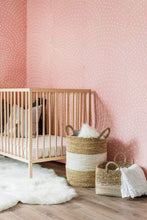 Load image into Gallery viewer, Anewall Wallpaper Wallpaper: Pre-pasted - 150”(W) x 108”(H) + Rose Anewall Crescent Polka Dots Mural Wallpaper