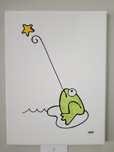 Load image into Gallery viewer, onceuponadesign.ca Wishing On A Star | Frog Toad | 12X16