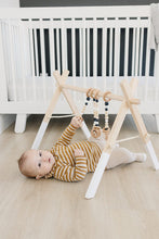 Load image into Gallery viewer, Poppyseed Play Wooden Baby Gyms Poppyseed Play Wooden Baby Gym + Black Toys