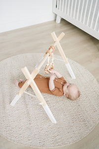 Poppyseed Play Wooden Baby Gyms Poppyseed Play Wooden Baby Gym + Natural Wood Toys