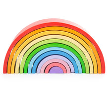 Load image into Gallery viewer, Bigjigs Toys Wooden Stacking Rainbow - Large