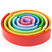 Load image into Gallery viewer, Bigjigs Toys Wooden Stacking Rainbow - Large