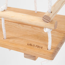 Load image into Gallery viewer, Wiwiurka Toys WOODEN SWING CHAIR FOR BABIES by Wiwiurka Toys