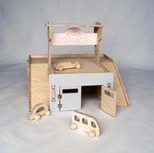 Load image into Gallery viewer, My Mini Home Wooden Toys Grey/Pink My Mini Home My Mini Toy Garage