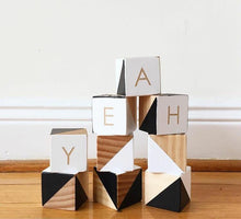 Load image into Gallery viewer, Modern Blocks Wooden Toys Modern Blocks 10 Block Alphabet Set