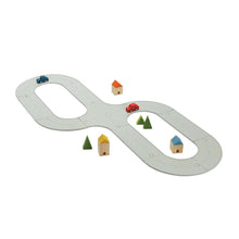Load image into Gallery viewer, PlanToys USA Wooden Toys PlanToys Rubber Road &amp; Rail Set - Medium
