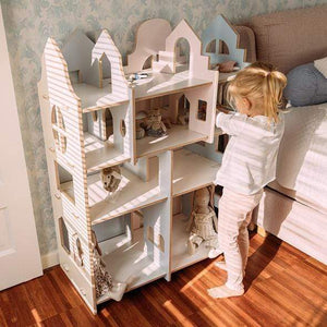 My Mini Home Wooden Toys Vanilla/Grey/Pink/Blue My Mini Home My Mini Dollhouse