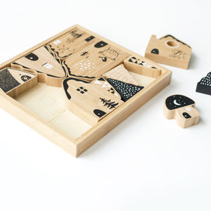 Wee Gallery | High Contrast Toys and Learning Tools for Baby, Toddler, Childhood Development Woodland Village