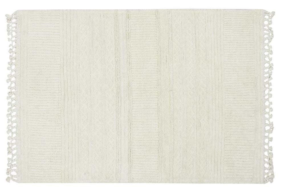 Lorena Canals Woolen Rug Sheep White / 4' x 5'6